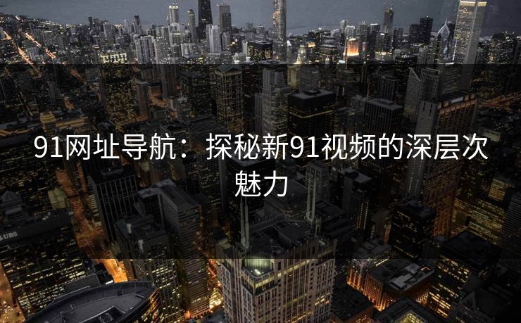 91网址导航：探秘新91视频的深层次魅力